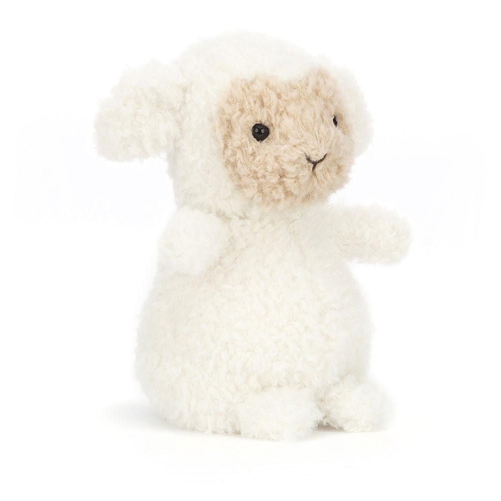 Peluche Jellycat Wee Lamb,4.7in x 2.8in x 2.4in Branco | Portugal  UKVYI-4583