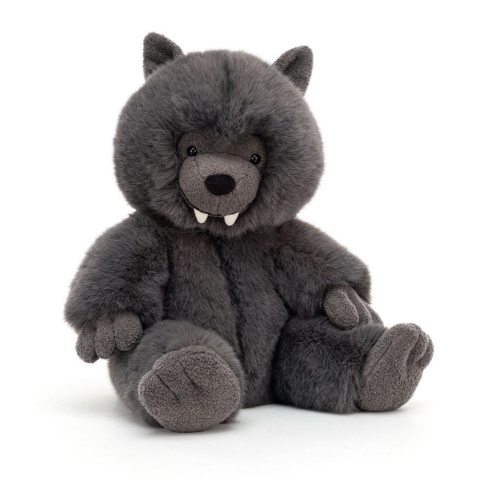 Peluche Jellycat Wilf Wolf,28cm x 18cm x 12cm Cinzentas | Portugal  UVAYE-2475
