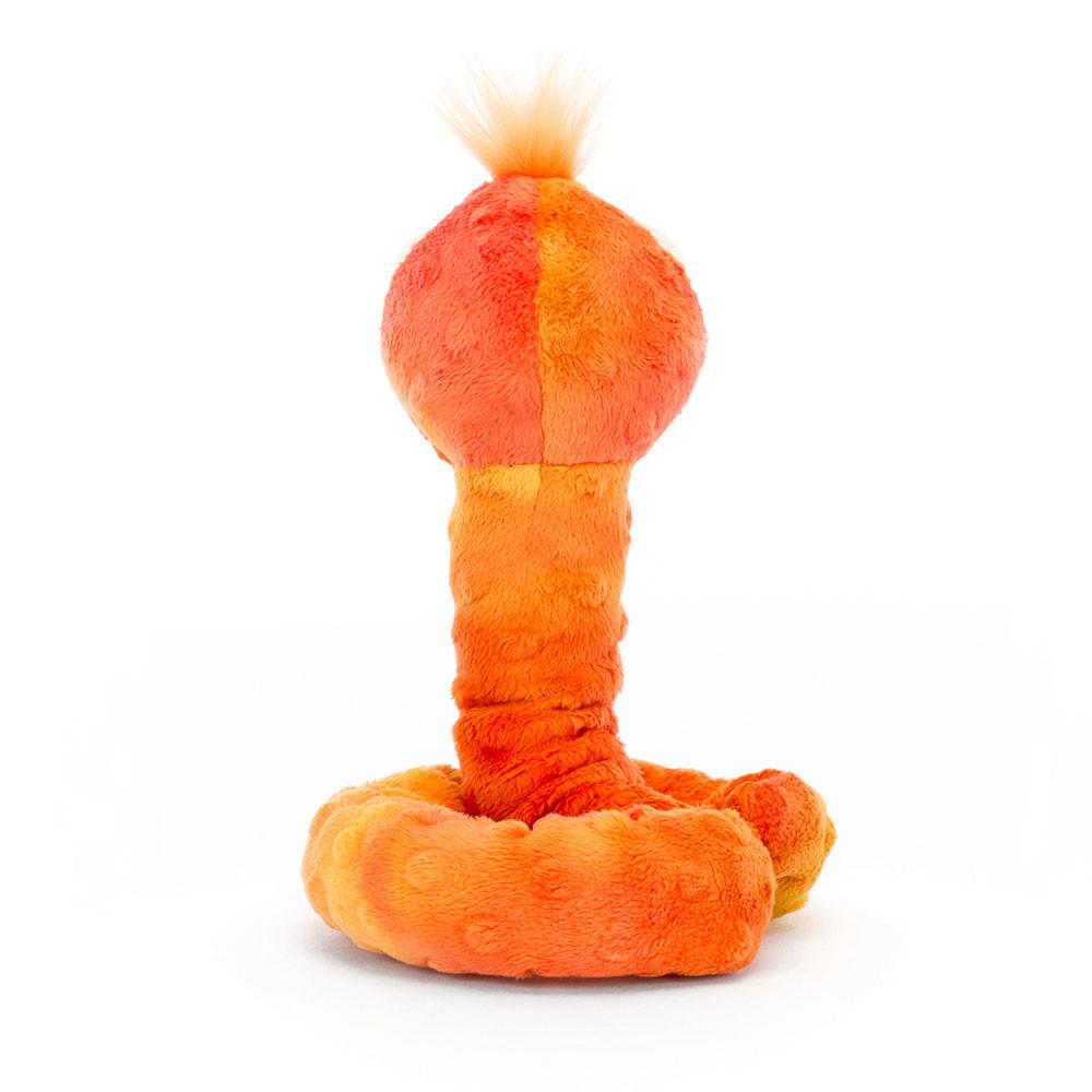 Peluche Jellycat Winston Worm,16cm x 8cm x 10cm Laranja | Portugal  SLMGX-9175