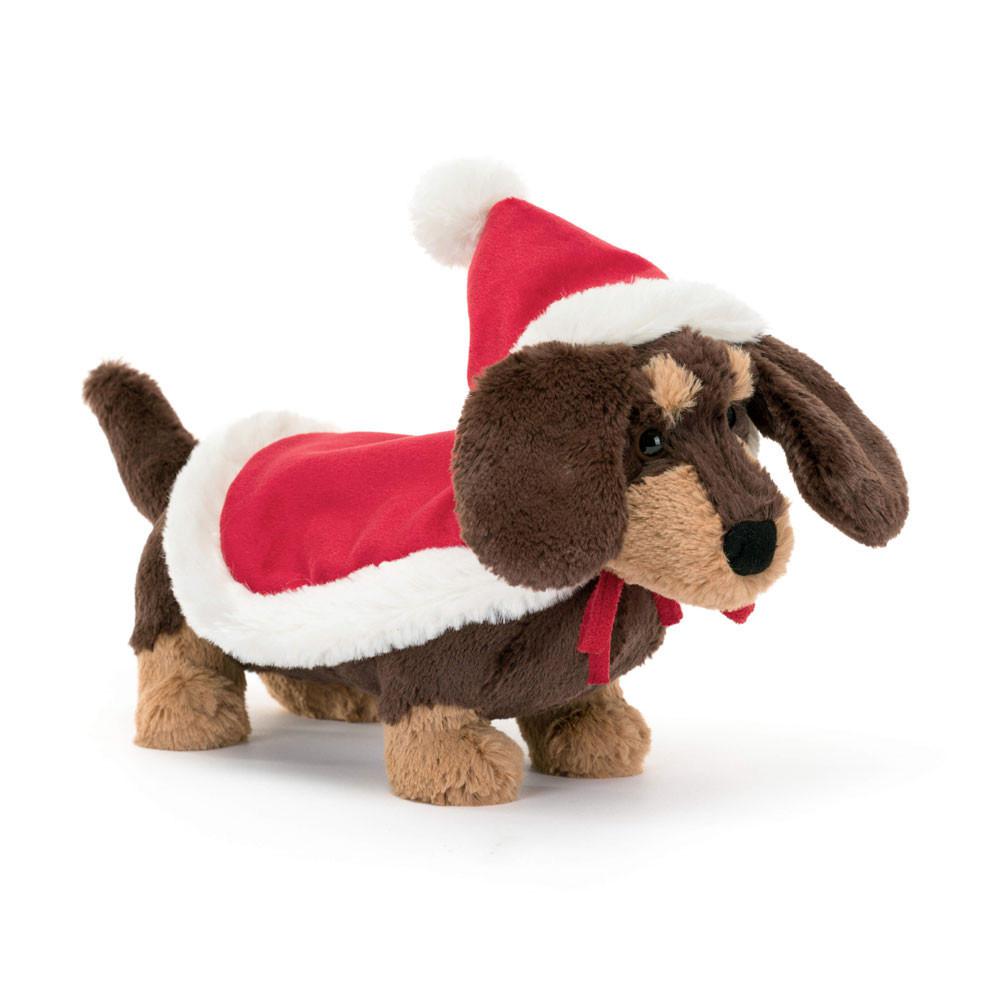 Peluche Jellycat Winter Warmer Otto Sausage Dog,5.9in x 2.8in x 7.5in Marrom | Portugal  GVNKQ-0681