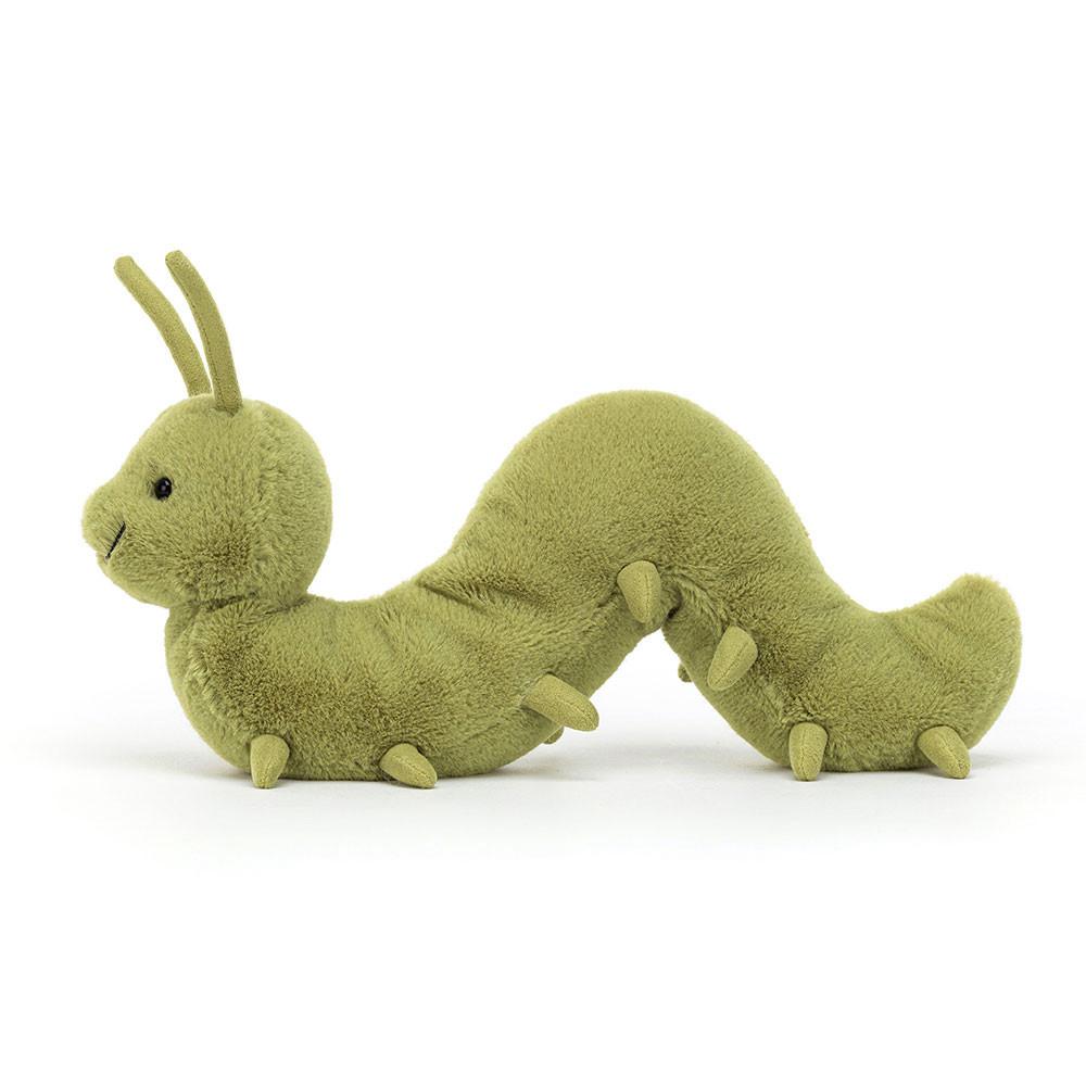 Peluche Jellycat Wriggidig Caterpillar,11cm x 5cm x 25cm Verdes | Portugal  EQTPX-7160