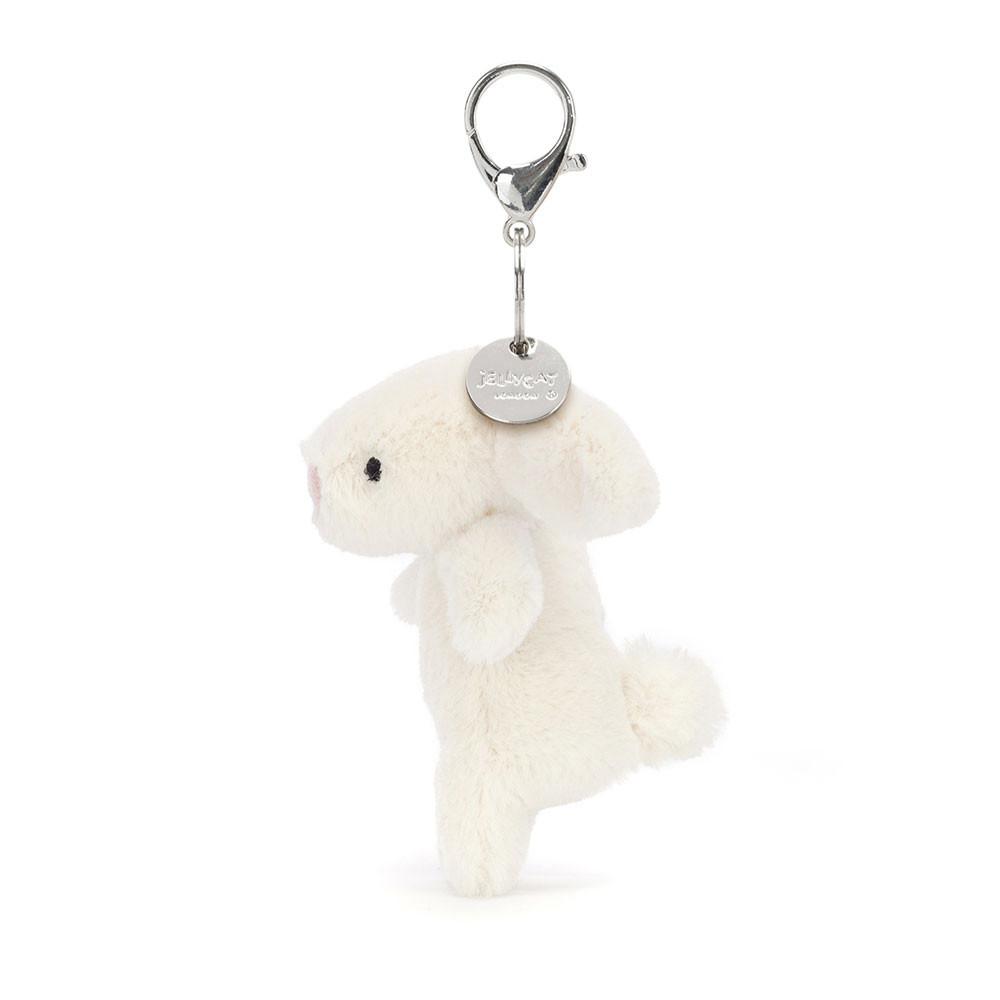 Porta-Chaves Jellycat Bashful Coelhinha Cream,15cm x 4cm x 3cm Branco | Portugal  DIPFV-6042
