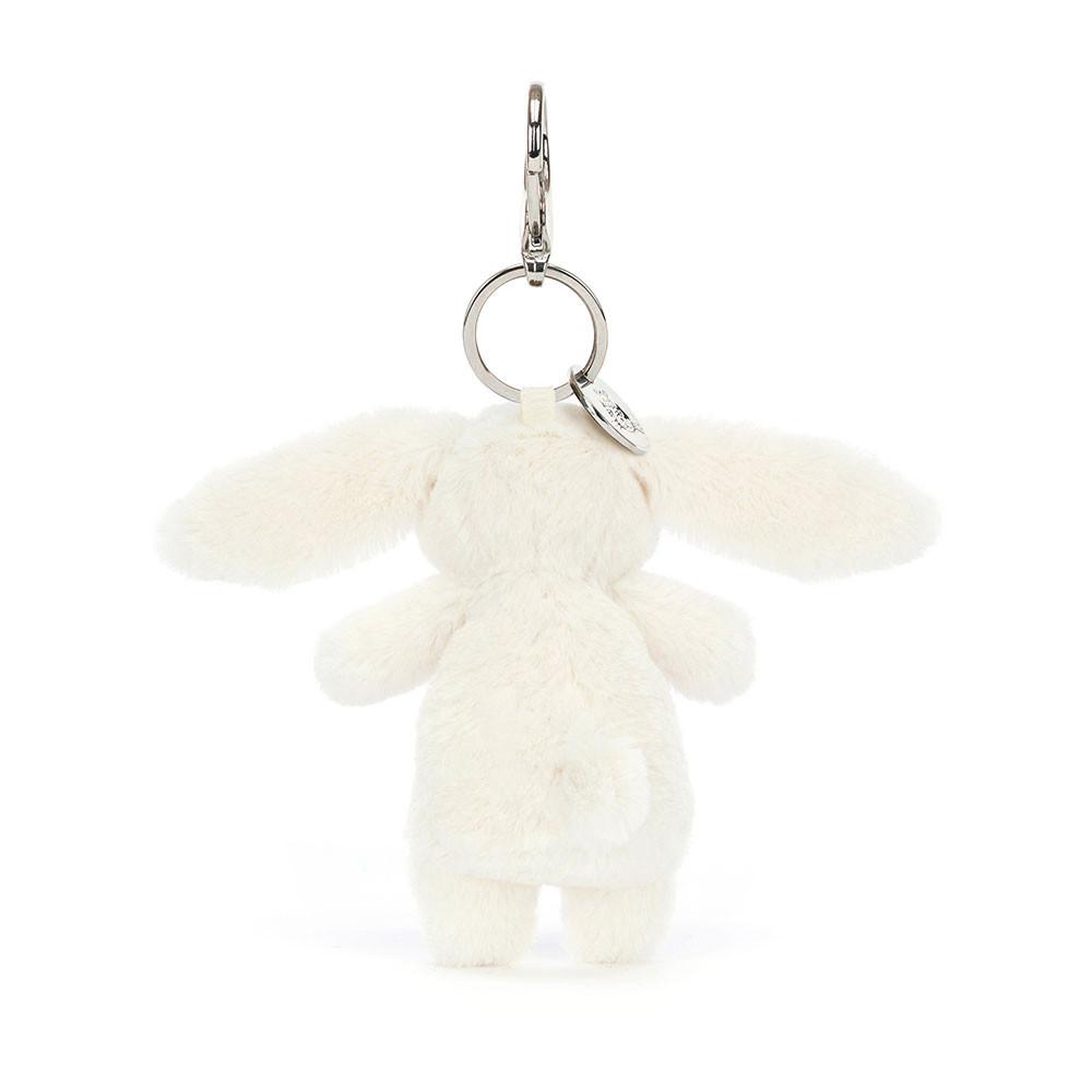 Porta-Chaves Jellycat Bashful Coelhinha Cream,15cm x 4cm x 3cm Branco | Portugal  DIPFV-6042