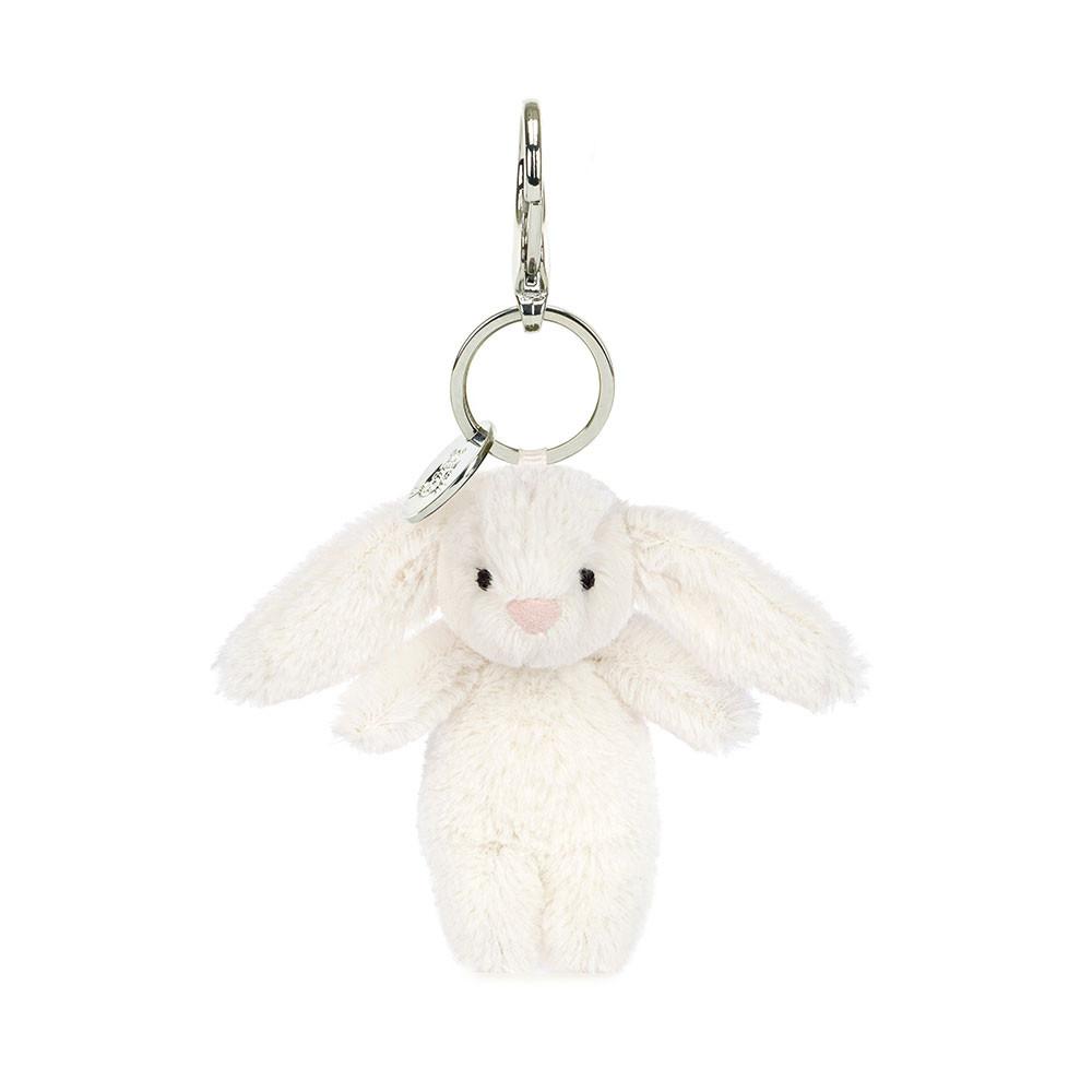 Porta-Chaves Jellycat Bashful Coelhinha Cream,15cm x 4cm x 3cm Branco | Portugal  DIPFV-6042