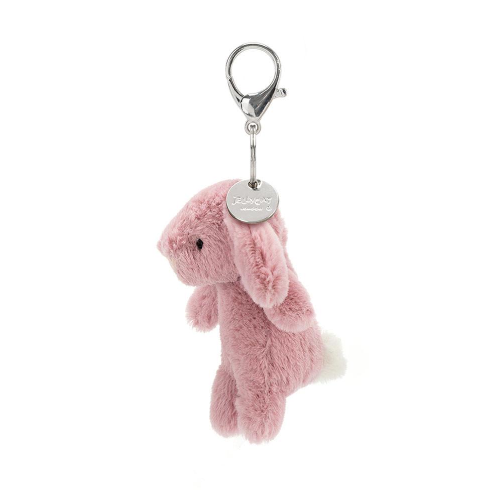 Porta-Chaves Jellycat Bashful Coelhinha Tulip,15cm x 4cm x 3cm Rosa | Portugal  CWHNS-6239