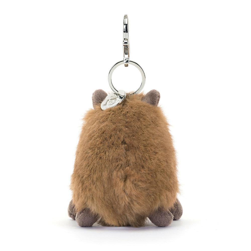 Porta-Chaves Jellycat Clyde Capybara,14cm x 6cm x 10cm Marrom | Portugal  OMPED-9780