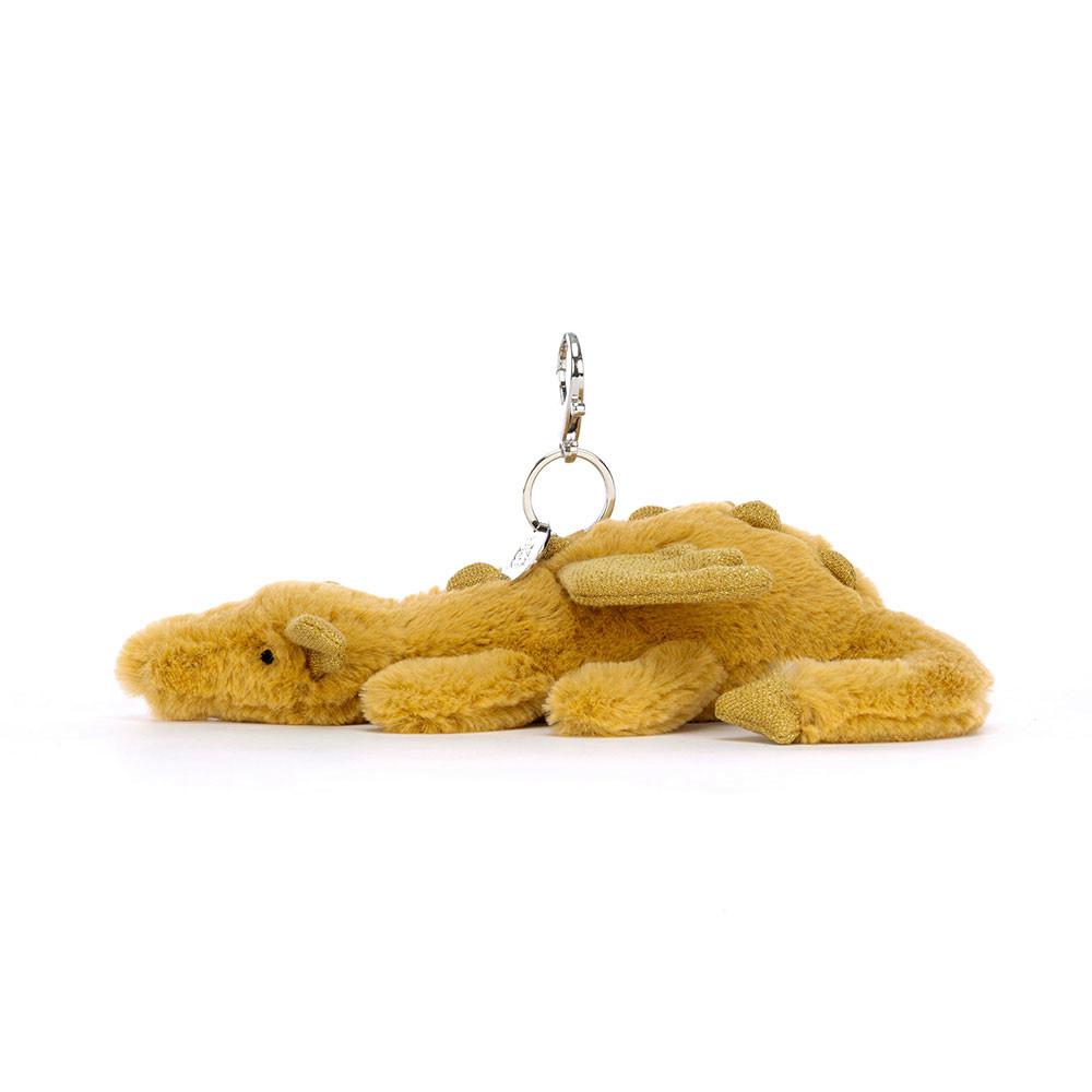 Porta-Chaves Jellycat Golden Dragon,12cm x 8cm x 22cm Amarelas | Portugal  SBGCW-5046
