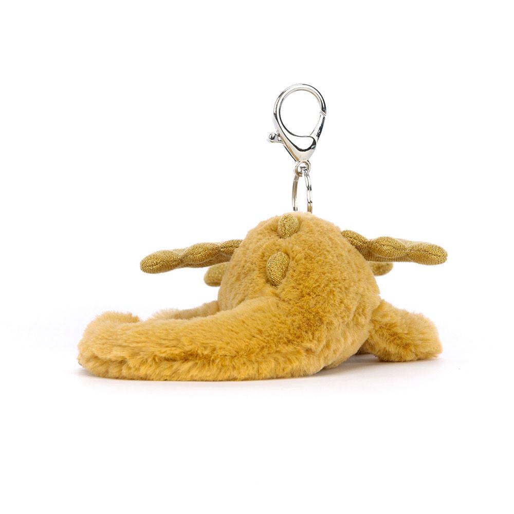 Porta-Chaves Jellycat Golden Dragon,12cm x 8cm x 22cm Amarelas | Portugal  SBGCW-5046