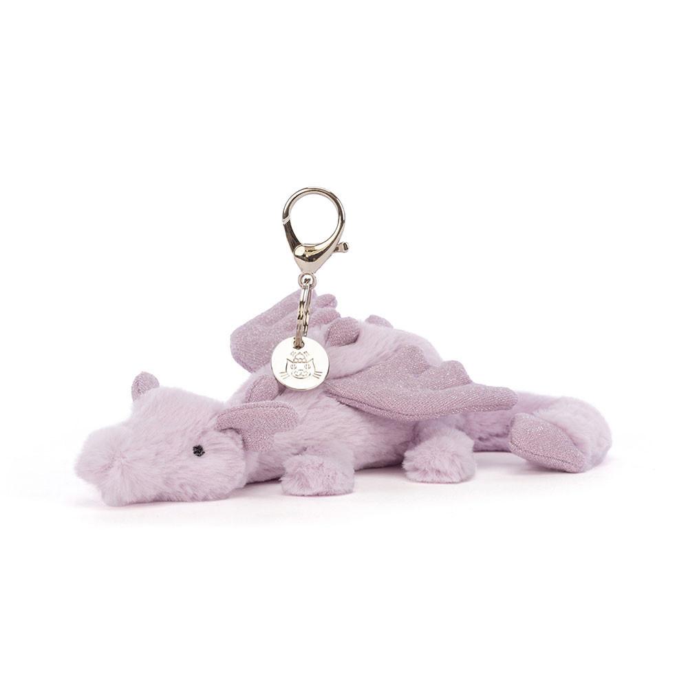 Porta-Chaves Jellycat Lavender Dragon,12cm x 8cm x 22cm Roxo | Portugal  KASMC-7503