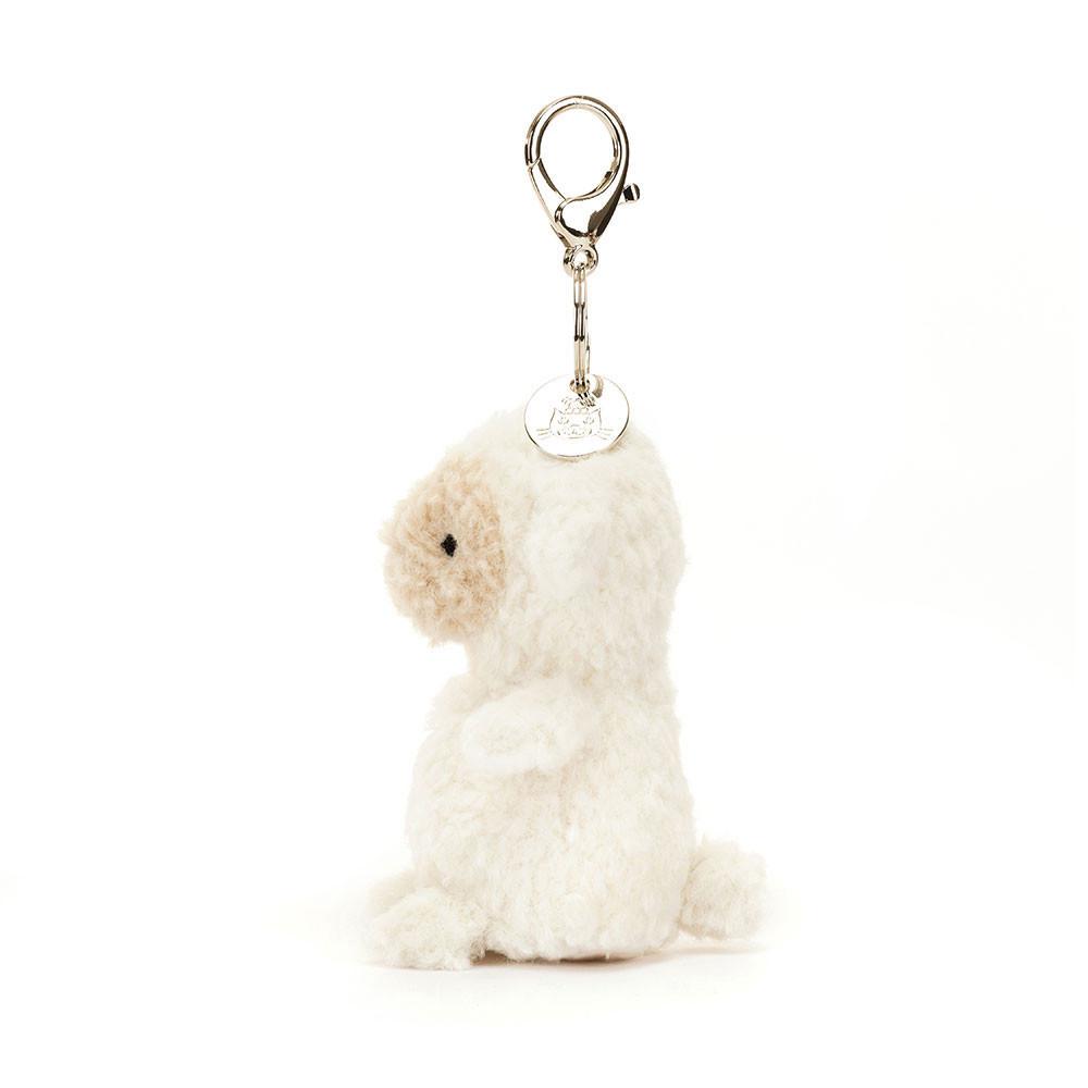 Porta-Chaves Jellycat Little Lamb,17cm x 6cm x 8cm Branco | Portugal  ZEHKM-2381