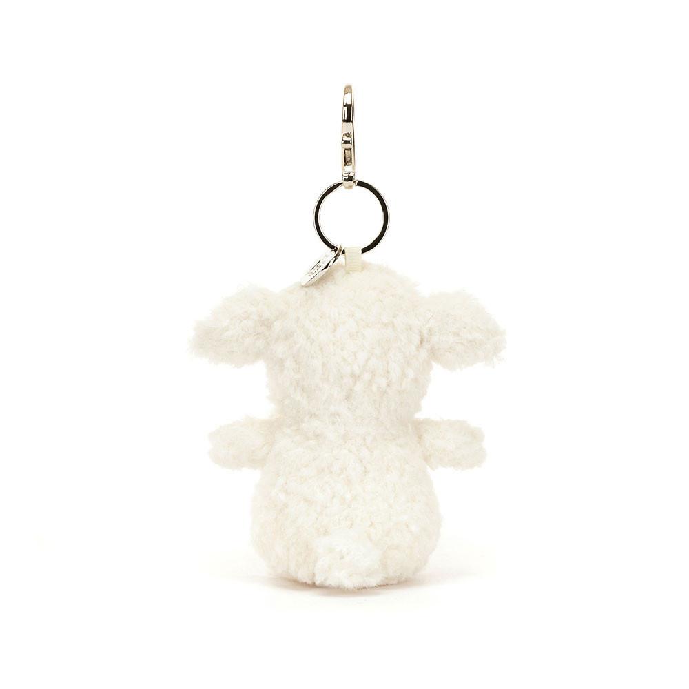 Porta-Chaves Jellycat Little Lamb,17cm x 6cm x 8cm Branco | Portugal  ZEHKM-2381
